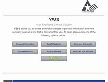 Tablet Screenshot of employee.amtrim.com